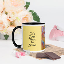 Load image into Gallery viewer, It's Time to Shine Prophetic Art Mug with Color Inside