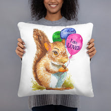 Load image into Gallery viewer, Samuel the Squirrel Basic Pillow