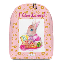 Load image into Gallery viewer, I Am Loved Bunny Minimalist Backpack
