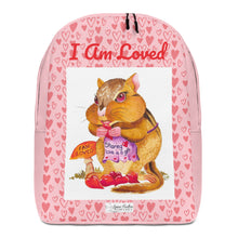 Load image into Gallery viewer, I Am Loved Chipmunk Minimalist Backpack