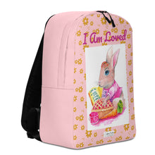 Load image into Gallery viewer, I Am Loved Bunny Minimalist Backpack