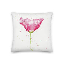 Load image into Gallery viewer, Red Poppy Premium Pillow
