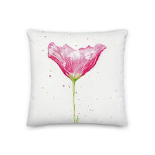 Load image into Gallery viewer, Red Poppy Premium Pillow