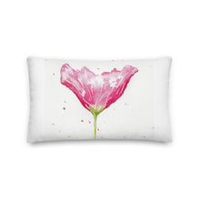Load image into Gallery viewer, Red Poppy Premium Pillow