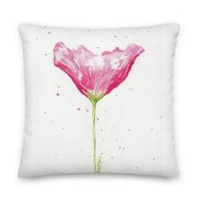 Load image into Gallery viewer, Red Poppy Premium Pillow