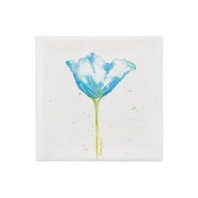 Load image into Gallery viewer, Blue Poppy Premium Pillow Case