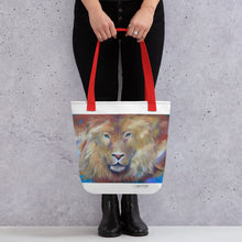 Load image into Gallery viewer, Jesus at the Centre Prophetic Art Tote bag
