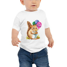 Load image into Gallery viewer, Samuel the Squirrel Baby Jersey Short Sleeve Tee