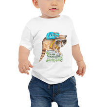 Load image into Gallery viewer, Roger the Racoon Baby Jersey Short Sleeve Tee