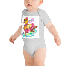 Load image into Gallery viewer, Deborah the Duck Baby short sleeve one piece