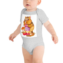 Load image into Gallery viewer, Carrie the Chipmunk Baby short sleeve one piece