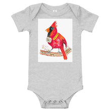 Load image into Gallery viewer, Carl the Cardinal Baby short sleeve one piece