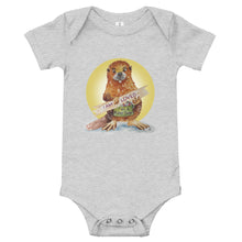 Load image into Gallery viewer, Bradley the Beaver Halo Baby short sleeve one piece