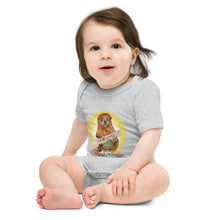 Load image into Gallery viewer, Bradley the Beaver Halo Baby short sleeve one piece