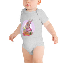 Load image into Gallery viewer, Betty the Bunny Halo Baby short sleeve one piece