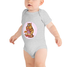 Load image into Gallery viewer, Carrie the Chipmunk Halo Baby short sleeve one piece