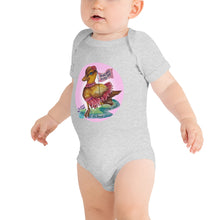 Load image into Gallery viewer, Deborah the Duck Halo Baby short sleeve one piece