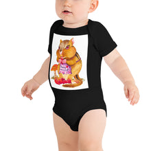 Load image into Gallery viewer, Carrie the Chipmunk Baby short sleeve one piece