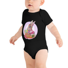 Load image into Gallery viewer, Betty the Bunny Halo Baby short sleeve one piece