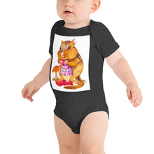 Load image into Gallery viewer, Carrie the Chipmunk Baby short sleeve one piece