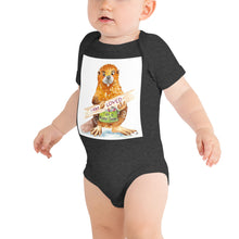 Load image into Gallery viewer, Bradley the Beaver Baby short sleeve one piece
