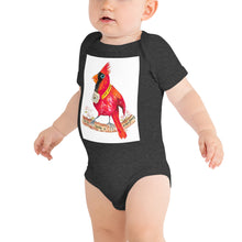 Load image into Gallery viewer, Carl the Cardinal Baby short sleeve one piece