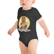 Load image into Gallery viewer, Bradley the Beaver Halo Baby short sleeve one piece