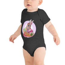 Load image into Gallery viewer, Betty the Bunny Halo Baby short sleeve one piece