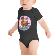 Load image into Gallery viewer, Deborah the Duck Halo Baby short sleeve one piece