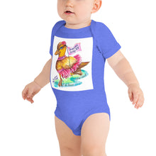 Load image into Gallery viewer, Deborah the Duck Baby short sleeve one piece