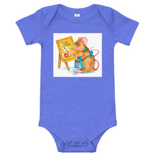 Load image into Gallery viewer, Martha the Mouse Baby short sleeve one piece