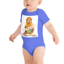 Load image into Gallery viewer, Bradley the Beaver Baby short sleeve one piece