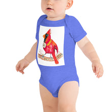 Load image into Gallery viewer, Carl the Cardinal Baby short sleeve one piece
