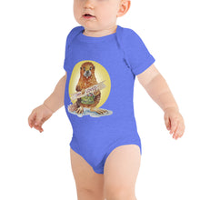 Load image into Gallery viewer, Bradley the Beaver Halo Baby short sleeve one piece