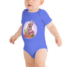 Load image into Gallery viewer, Betty the Bunny Halo Baby short sleeve one piece