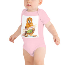 Load image into Gallery viewer, Bradley the Beaver Baby short sleeve one piece