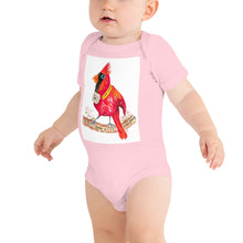 Load image into Gallery viewer, Carl the Cardinal Baby short sleeve one piece