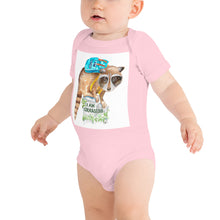 Load image into Gallery viewer, Roger the Racoon Baby short sleeve one piece