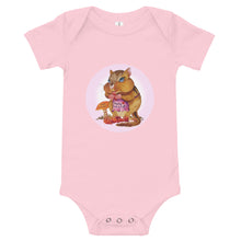Load image into Gallery viewer, Carrie the Chipmunk Halo Baby short sleeve one piece