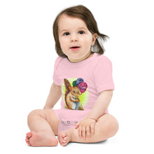Load image into Gallery viewer, Samuel the Squirrel Halo Baby short sleeve one piece