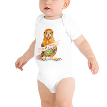 Load image into Gallery viewer, Bradley the Beaver Baby short sleeve one piece