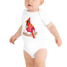Load image into Gallery viewer, Carl the Cardinal Baby short sleeve one piece