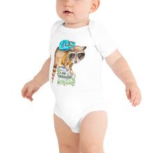 Load image into Gallery viewer, Roger the Racoon Baby short sleeve one piece