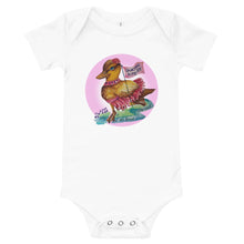 Load image into Gallery viewer, Deborah the Duck Halo Baby short sleeve one piece