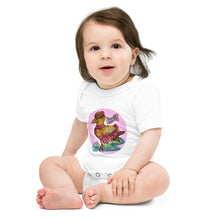 Load image into Gallery viewer, Deborah the Duck Halo Baby short sleeve one piece