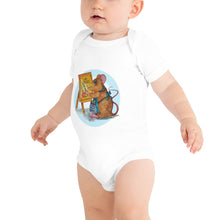 Load image into Gallery viewer, Martha the Mouse Halo Baby short sleeve one piece