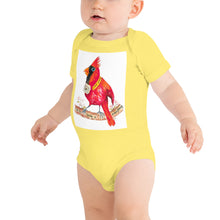 Load image into Gallery viewer, Carl the Cardinal Baby short sleeve one piece