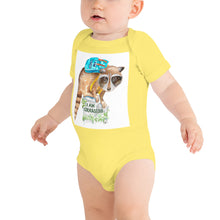 Load image into Gallery viewer, Roger the Racoon Baby short sleeve one piece