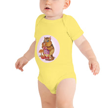 Load image into Gallery viewer, Carrie the Chipmunk Halo Baby short sleeve one piece