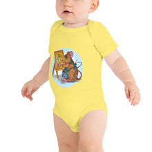 Load image into Gallery viewer, Martha the Mouse Halo Baby short sleeve one piece